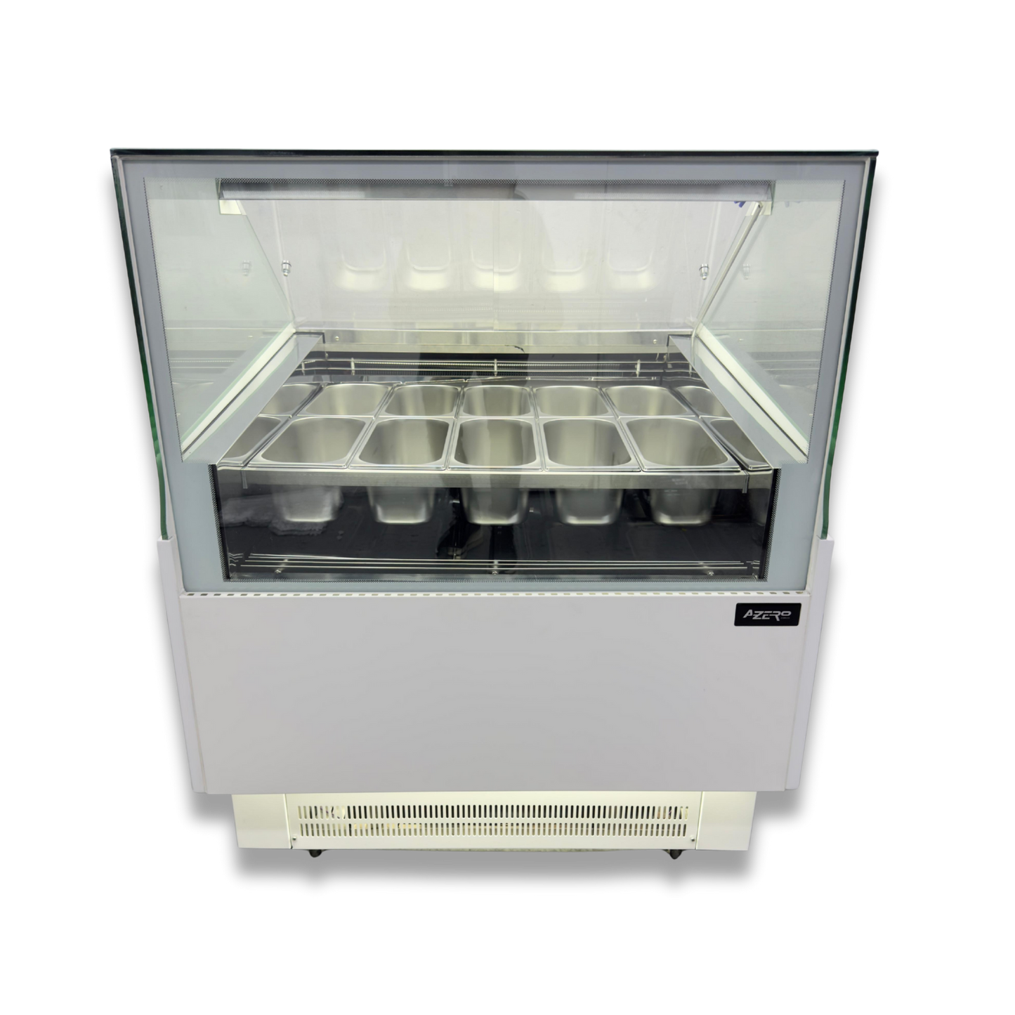 Vitrina para Helados o Gelato 12 sabores flotantes AZ-VH1200 EVO WHITE