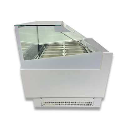 Vitrina para Helados o Gelato 12 sabores flotantes AZ-VH1200 EVO WHITE