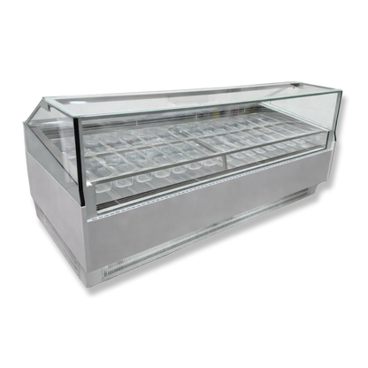 Vitrina para Helados o Gelato 26 sabores flotantes AZ-VH2530 EVO WHITE