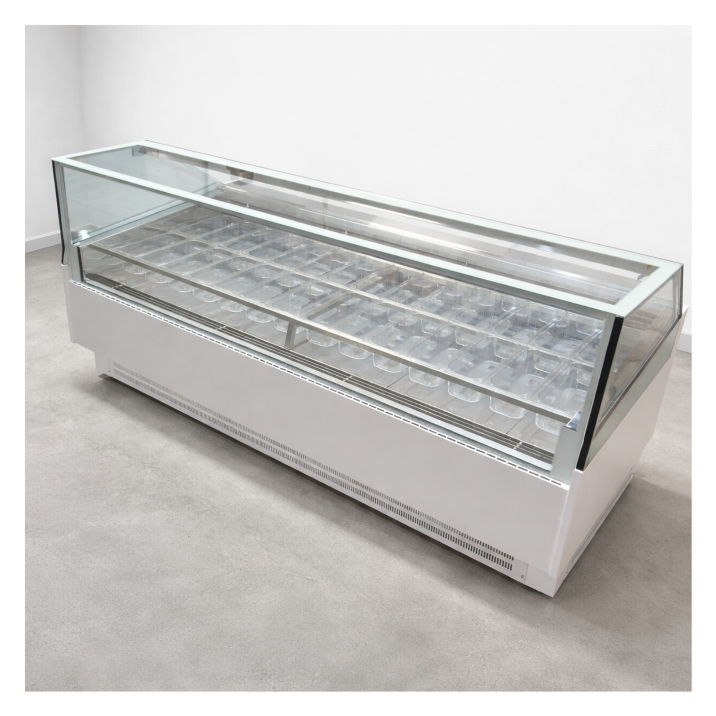 Vitrina para Helados o Gelato 26 sabores flotantes AZ-VH2530 EVO WHITE