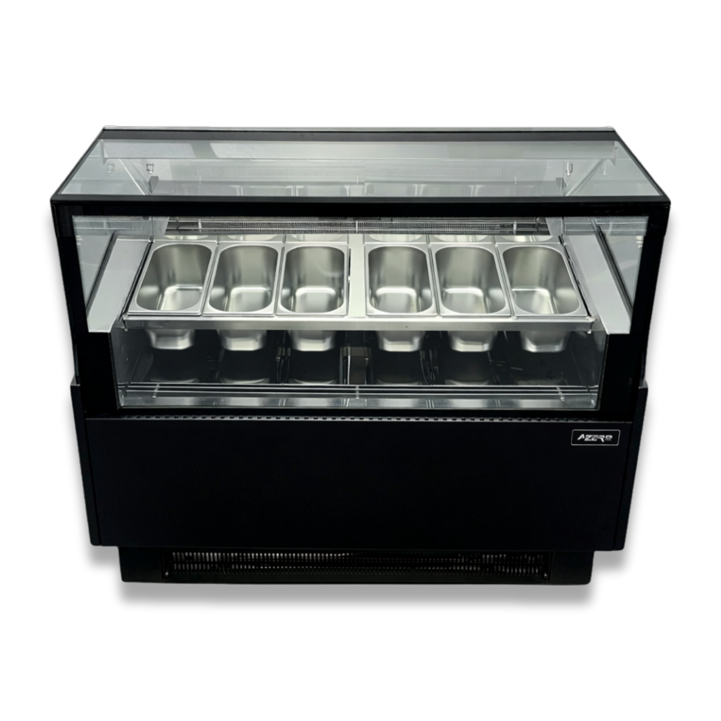 Vitrina Helado duro o Gelato 6 Sabores SLIM AZ-VH6A1230 EVO BLACK