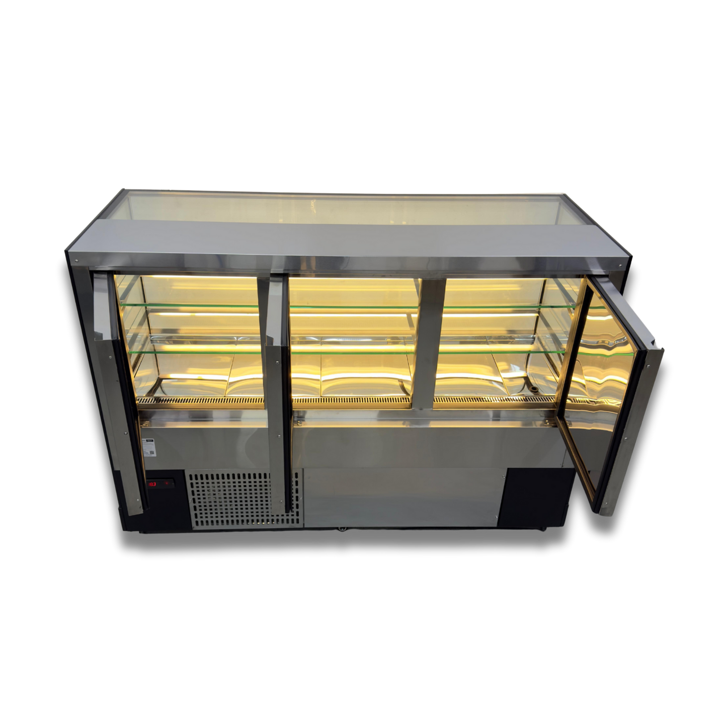 Vitrina Repostera Refrigerada 1.60 mts. EVOLUZIONE