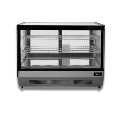 Vitrina refrigerada sobre mostrador de 70 cm.