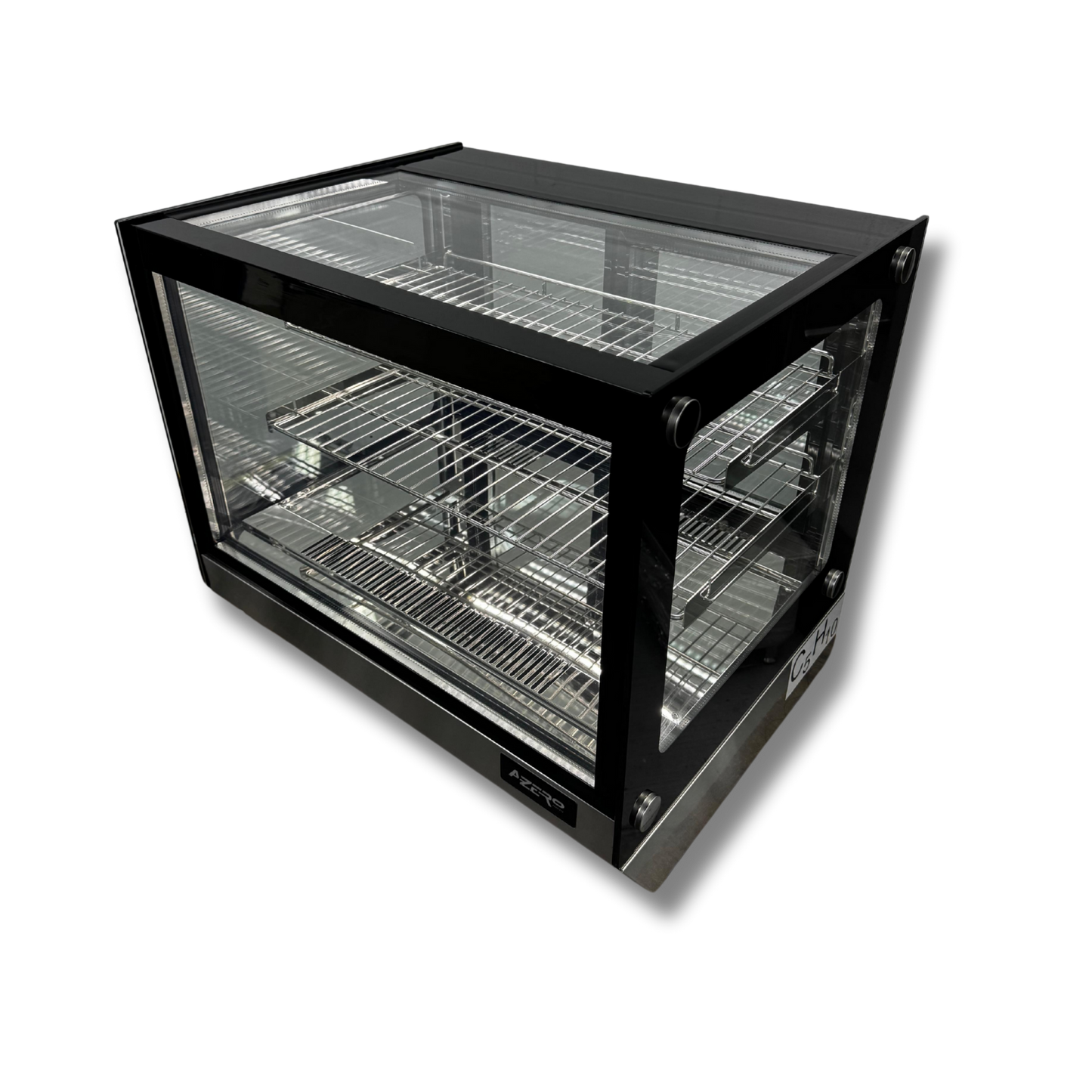 Vitrina refrigerada sobre mostrador de 70 cm.