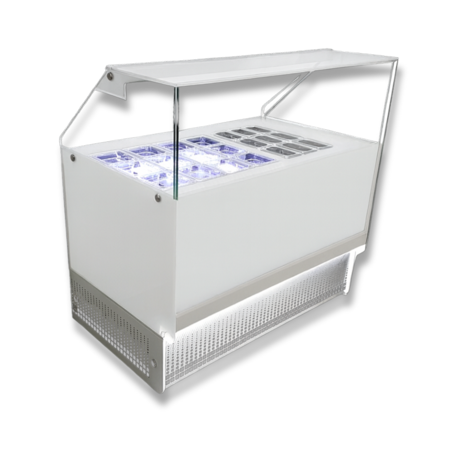 Vitrina topinera 12 Refrigerados + 9 Neutros WHITE