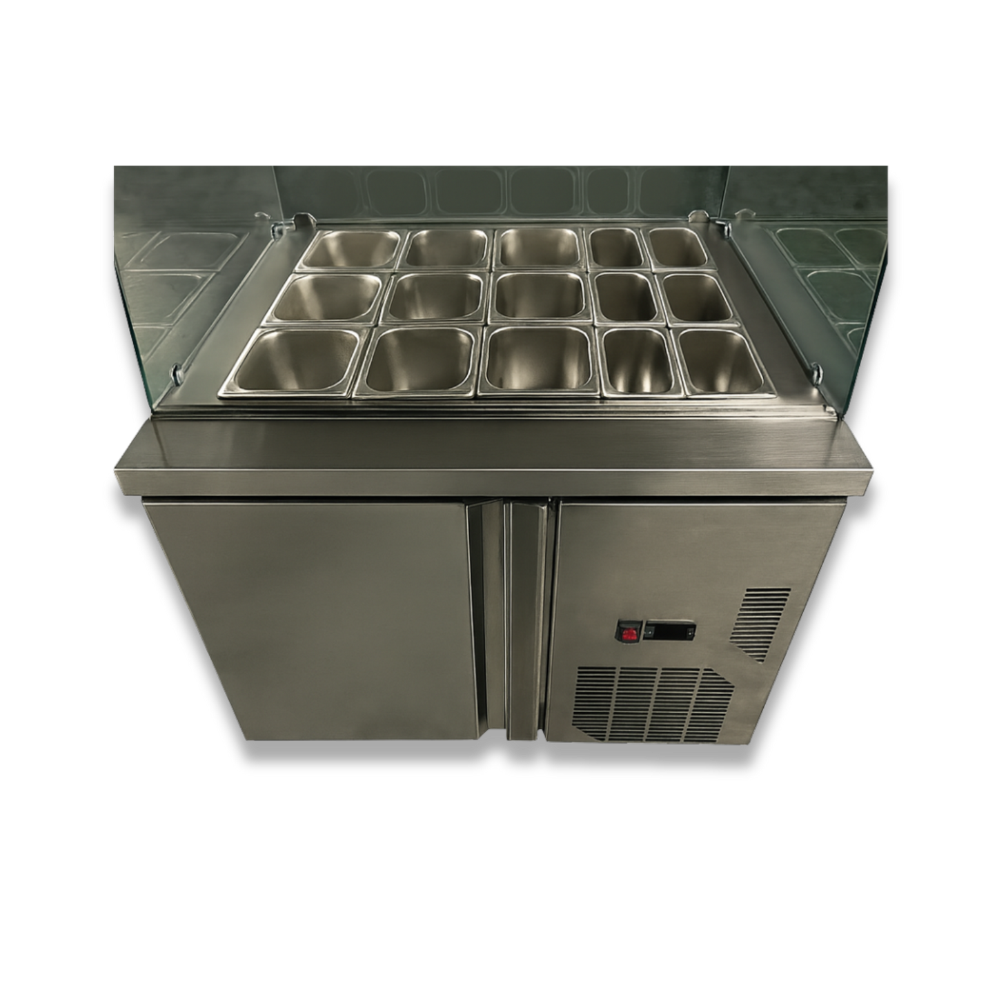 Vitrina topinera refrigerada 15 recipientes