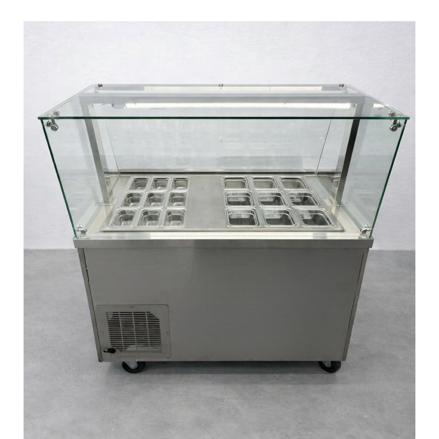 Vitrina topinera refrigerada 18 recipientes