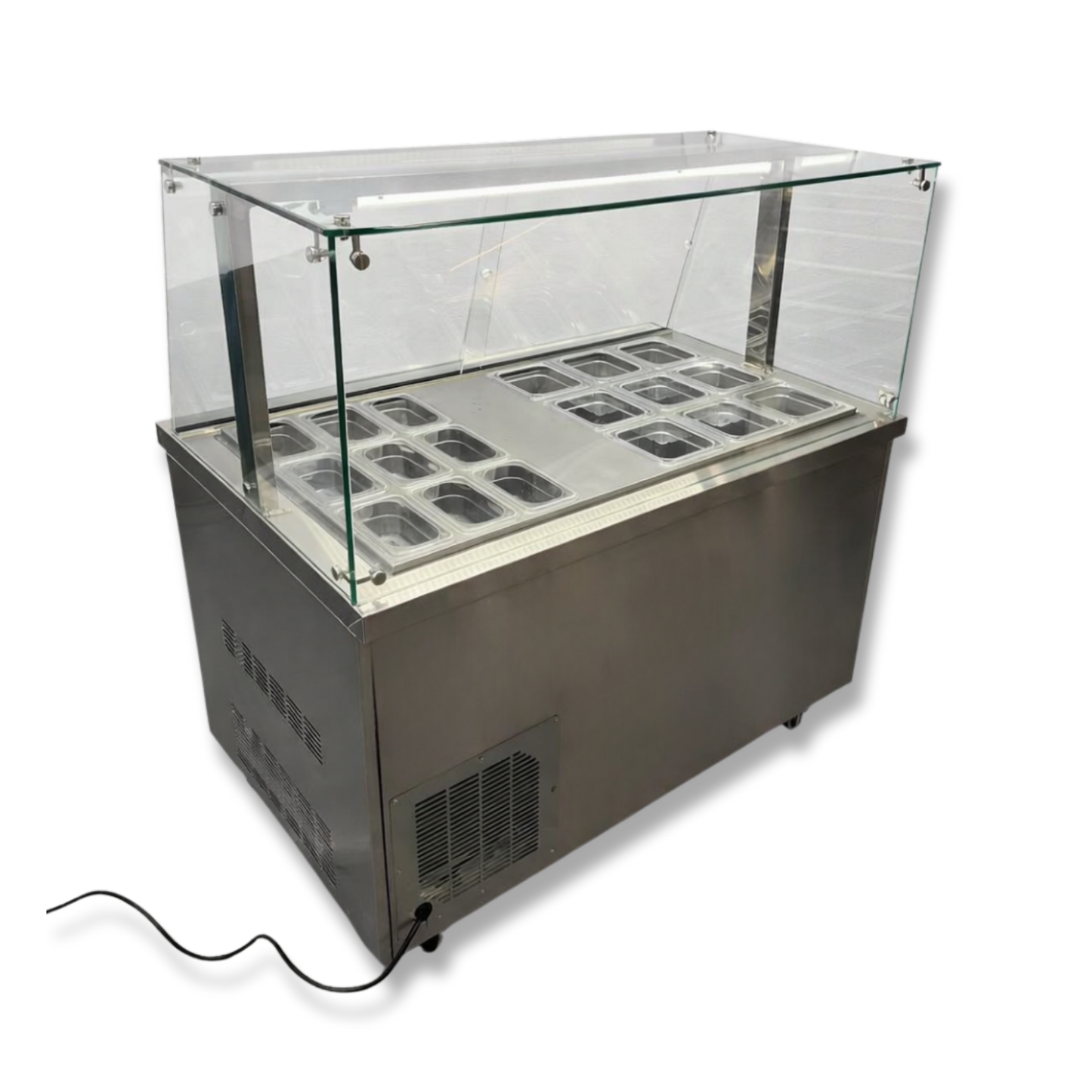 Vitrina topinera refrigerada 18 recipientes