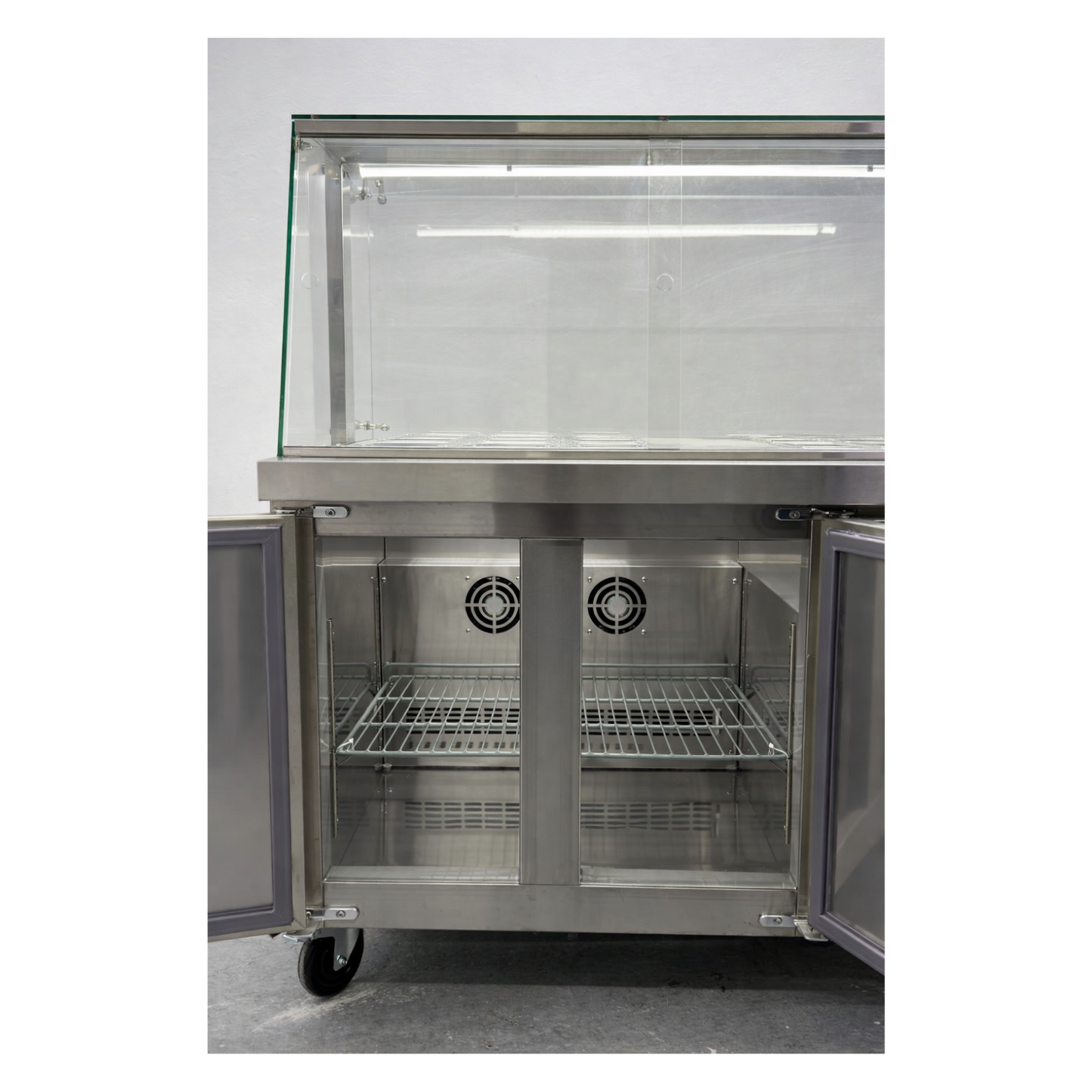 Vitrina topinera refrigerada 18 recipientes