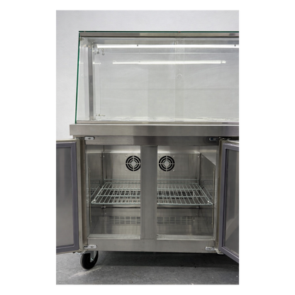 Vitrina topinera refrigerada 18 recipientes