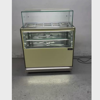 Vitrina Refrigerada + 8 Toppings Refrigerados